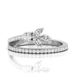 0.29Ct Butterfly Bloom Marquise Cut Lab-Grown Diamond Band