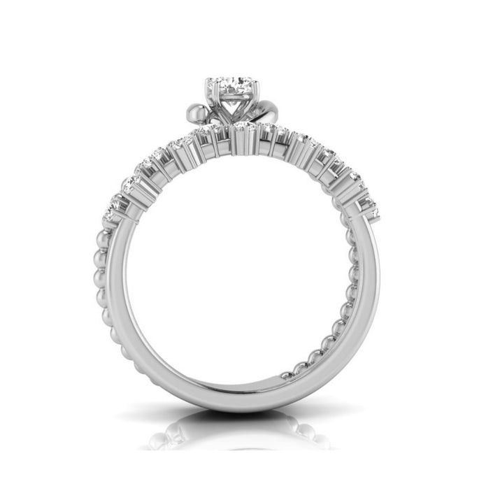 0.36Ct Round Cut Lab-Grown Diamond Enhancer Ring