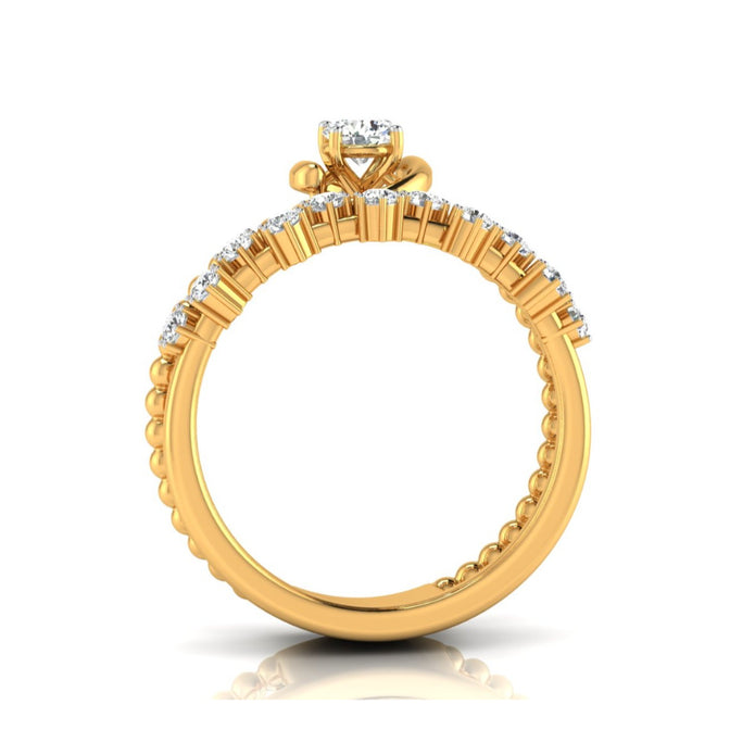 0.36Ct Round Cut Lab-Grown Diamond Enhancer Ring