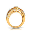 0.61Ct Round & Marquise Cut Lab-Grown Diamond Band