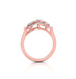 four marquise cut diamond ring in rose gold