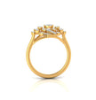 marquise cut prong set diamond ring in yellow gold