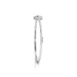 pear two stone diamond bracelet in white gold