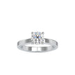 round prong lab-grown diamond ring in white gold