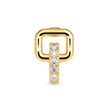 0.03Ct Vertical Bar Prong Set Lab-Grown Diamond Gold Wire Back Stud Nosepins