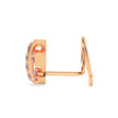 0.06Ct Round Prong Set Lab-Grown Diamond Gold Wire Back Stud Nosepins