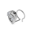 0.05Ct Leaf Shape Prong Set Lab-Grown Diamond Gold Wire Back Stud Nosepins