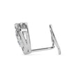 0.05Ct Leaf Shape Prong Set Lab-Grown Diamond Gold Wire Back Stud Nosepins