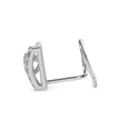 0.07Ct Rectangle Style Lab-Grown Diamond Gold Wire Back Stud Nosepins