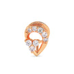 0.07Ct Leaf Shape Prong Set Lab-Grown Diamond Gold Wire Back Stud Nosepins