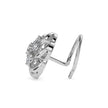 0.05Ct Flower Design Prong Set Lab-Grown Diamond Gold Wire Back Stud Nosepins