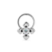 0.03Ct Round Prong Set Lab-Grown Diamond Gold Wire Back Stud Nosepins