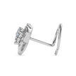 0.06Ct Floral Three Stone Lab-Grown Diamond Gold Wire Back Stud Nosepins