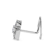 0.06Ct Three Stone Lab-Grown Diamond Gold Wire Back Stud Nosepins