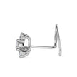 0.08Ct Round Prong Set Lab-Grown Diamond Gold Wire Back Stud Nosepins