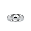 plain unisex white gold band