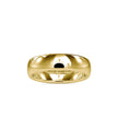 plain unisex yellow gold band