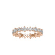 prong full eternity lab-grown diamond ring in rose gold