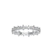 prong full eternity lab-grown diamond ring in white gold