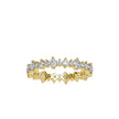 prong full eternity lab-grown diamond ring in yellow gold