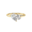 1.87Ct Pear Cut Lab-Grown Diamond Toi Et Moi Gold Ring