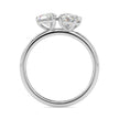 1.88Ct Oval & Pear Lab-Grown Diamond Toi Et Moi Gold Ring