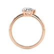 1.88Ct Pear & Baguette Lab-Grown Diamond Toi Et Moi Gold Ring