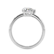 1.88Ct Pear & Baguette Lab-Grown Diamond Toi Et Moi Gold Ring