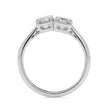 1.97Ct Emerald Cut Two Stone Lab-Grown Diamond Toi Et Moi Gold Ring