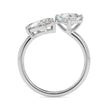 2.00Ct Marquise & Princess Lab-Grown Diamond Toi Et Moi Gold Ring