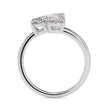 1.88Ct Round & Marquise Lab-Grown Diamond Toi Et Moi Gold Ring