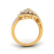 0.58Ct Spiral Design Marquise Cut Prong Set Lab-Grown Diamond Ring