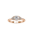 round solitaire lab-grown diamond ring in rose gold