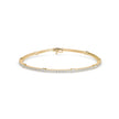 0.21Ct Round Prong Lab-Grown Diamond Gold Tennis Bracelet