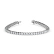 4.06Ct Round Prong Set Lab-Grown Diamond Gold Tennis Bracelets