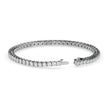 4.06Ct Round Prong Set Lab-Grown Diamond Gold Tennis Bracelets
