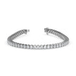 4.03Ct Oval Prong Set Lab-Grown Diamond Gold Tennis Bracelets