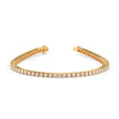 3.89Ct Cushion Prong Set Lab-Grown Diamond Gold Tennis Bracelets