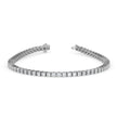 3.55Ct Princess Prong Set Lab-Grown Diamond Gold Tennis Bracelets