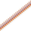 4.47Ct Marquise Prong Set Lab-Grown Diamond Gold Tennis Bracelets