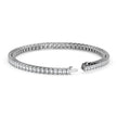 3.53Ct Emerald Prong Set Lab-Grown Diamond Gold Tennis Bracelets