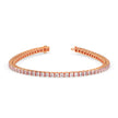 4.08Ct Square Shape Emerald Prong Set Lab-Grown Diamond Gold Tennis Bracelets