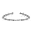 4.08Ct Square Shape Emerald Prong Set Lab-Grown Diamond Gold Tennis Bracelets