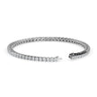 4.08Ct Square Shape Emerald Prong Set Lab-Grown Diamond Gold Tennis Bracelets
