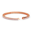 3.98Ct Radiant Prong Set Lab-Grown Diamond Gold Tennis Bracelets