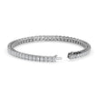 3.98Ct Radiant Prong Set Lab-Grown Diamond Gold Tennis Bracelets
