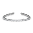 4.87Ct Heart Prong Set Lab-Grown Diamond Gold Tennis Bracelets