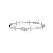 2.80Ct Cross Link Lab-Grown Diamond Gold Tennis Bracelet