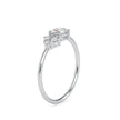 oval solitaire diamond ring in white gold
