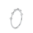  round cut prong diamond ring in white gold
